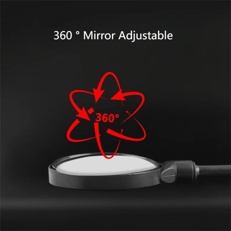 2pcs - BENGGUO 1/2Pcs Bicycle Hose-adjustable HD Rearview Mirror 360 Degree Adjustable Wide Angle Sh