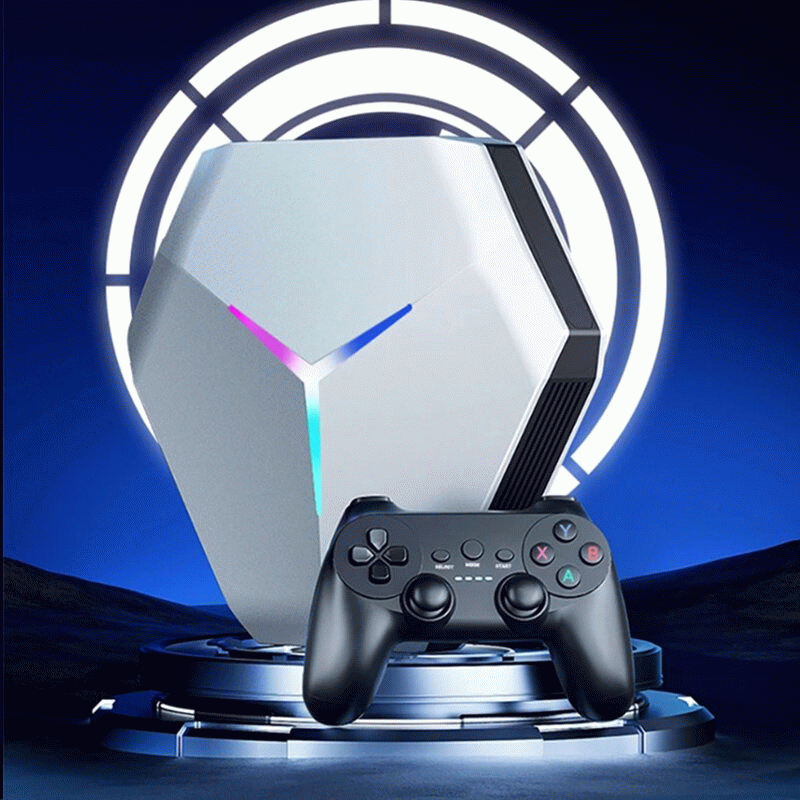128G - [128G] X10 Mech TV Game Console S905X4 Chip Quad Core Processor 4K HD Output Built-in 10300 G