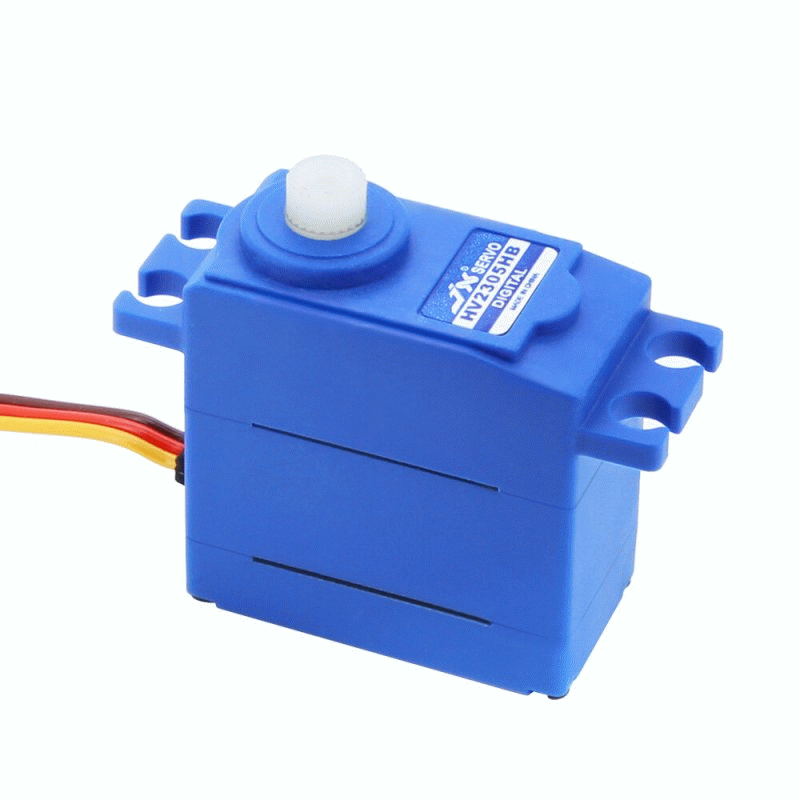 Blue - JX PDI-HV2305HB 23g Medium-Sized Plastic Gear IP67 Waterproof Digital RC Servo Non-Programmab