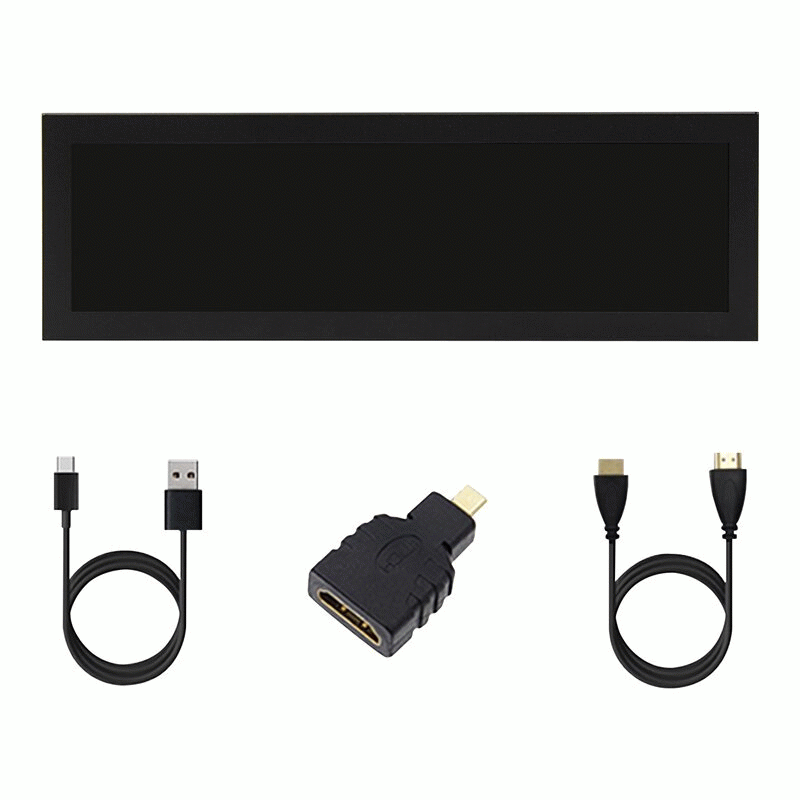 Capacitive Touch - Raspberry Pi Compatible 8.8 Inch High Definition Multimedia Interface Touch Scree