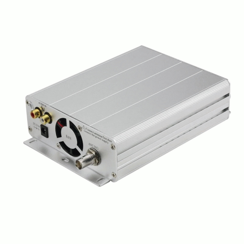 BNC Interface - ST-15B 87-108MHz 15W FM Broadcast Transmitter Stereo PLL FM Radio Broadcast Station
