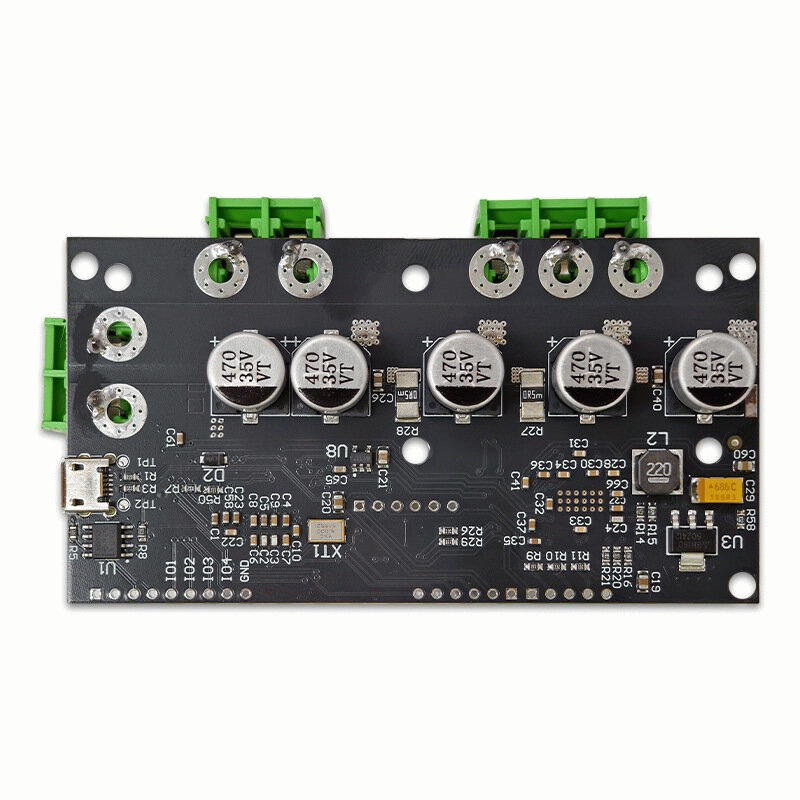 Black - ODrive S V3.6 FOC BLDC Motor Controller 60A Support CAN PWM Pulse Encoder TLE5012B AS5047 AM