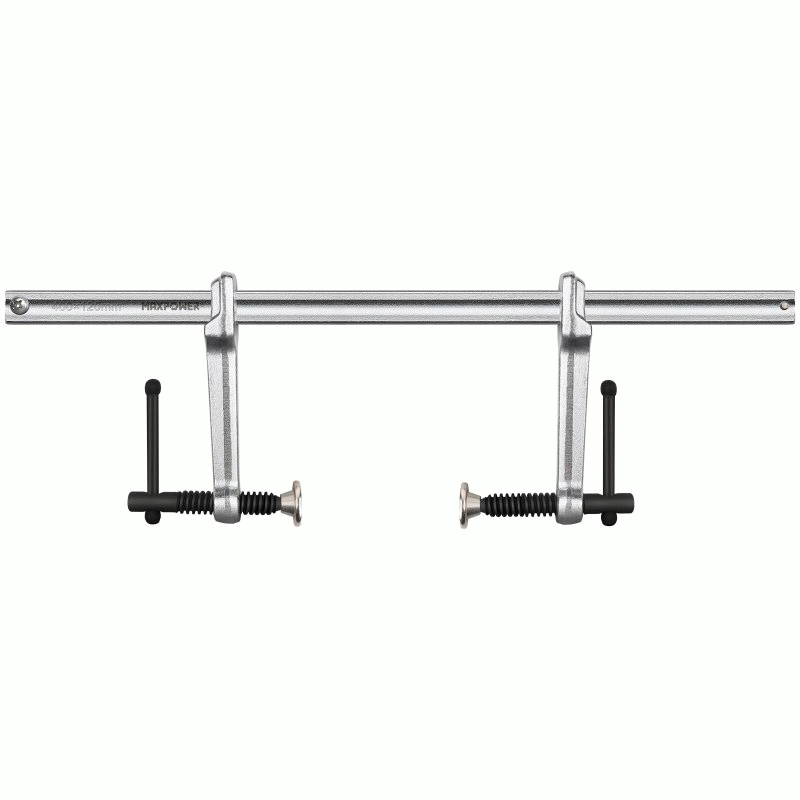 1 PC - Multifunctional F Clamp 300x80mm Double Force Welding Bar Clamp 1200 Pounds Clamping Force Ch