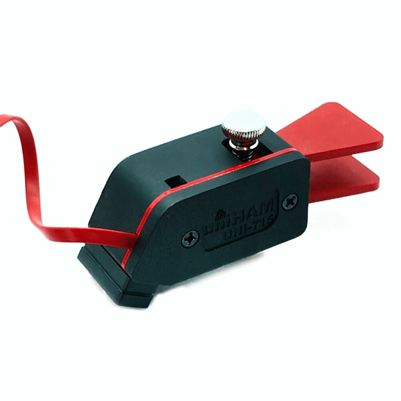 Black - UNI 715 CW Key Ultra Light ABS Construction Silver Plated Contacts Adjustable Tactile Feedba