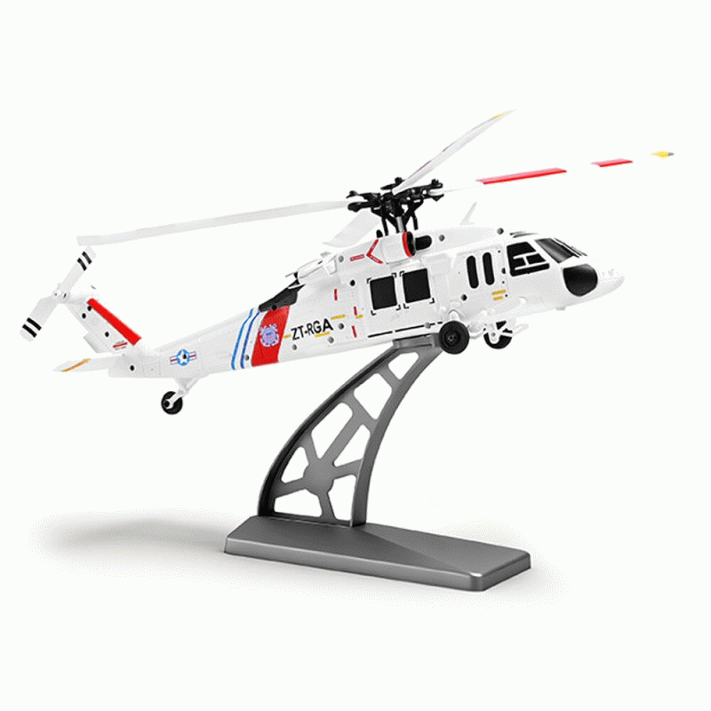 with 3 Batteries - XK K270 UH-60L 2.4G 4CH Optical Flow Positioning Brushless Motor Flybarless RC He