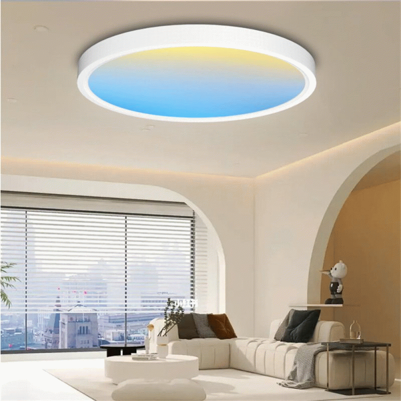 RGB - Elfeland 60W 40cm Full Spectrum LED Ceiling Light 1800K~12000K Remote Control with RGB Modes D