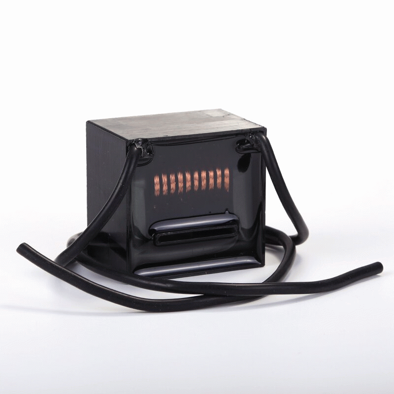 Black - UY10 High Frequency High Voltage Transformer 30KV 23KHz to 130KHz 100W Continuous Power Ozon