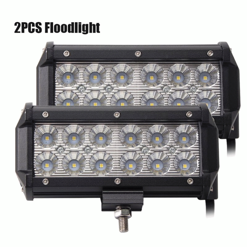 36W - 12W/26W/48W LED Light Bar Spotlight/Floodlight Work Light Modified Car Roof Lights for Motorcy