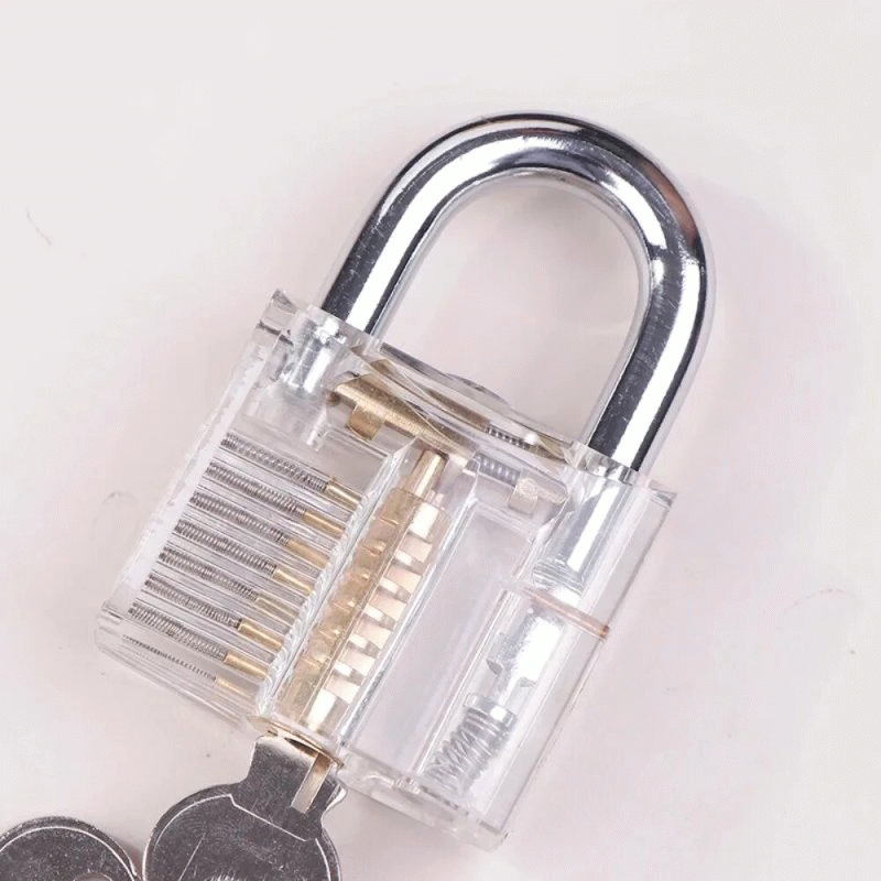 Kit - Premium Lock Pick Set 32 Piece Professional Transparent Training Locks Stainless Steel Anti Sl