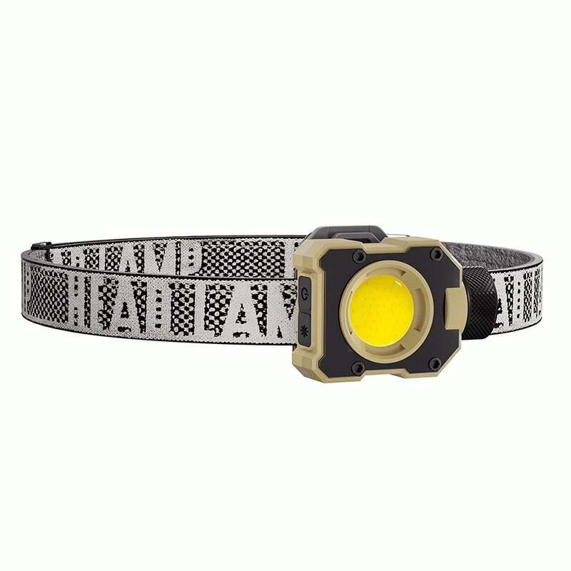 W31 - Bikight Multifunctional COB Headlamp Magnetic Adjustable 90 Degree Type-C Rechargeable Red Lig