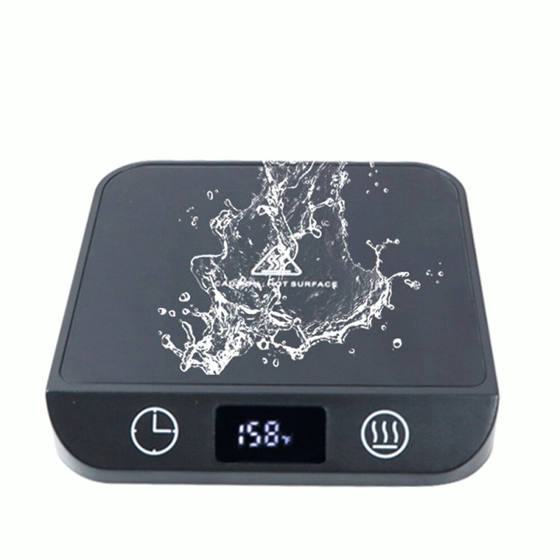 Black - IPRee Coffee Mug Warmer Cup Heater Heating Pad Electric Hot Plate 6 Gear Temperature Warmer