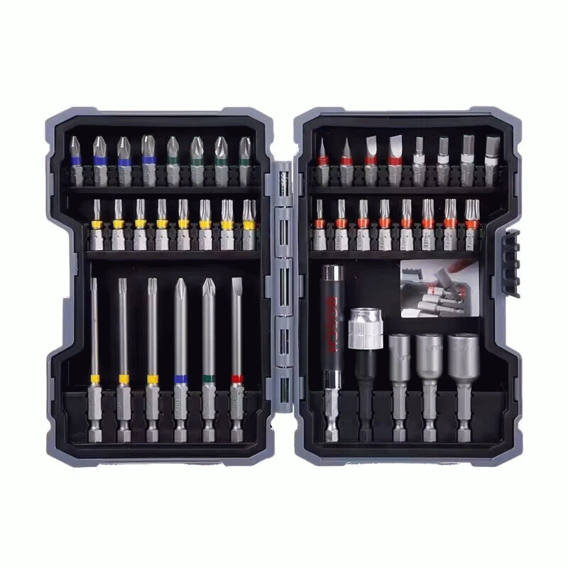 .A - for Bosch Electric Screwdriver Bit Set 43 Pieces Power Drill Accessories PH1 PH2 PZ1 PZ2 Hex To