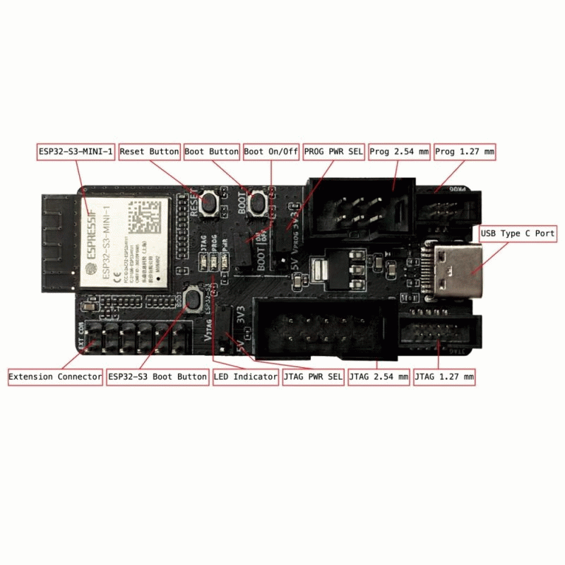 ESP-Prog-2 - ESP-Prog-2 Development Debugger Serial Communication High-Speed JTAG Debugging Firmware