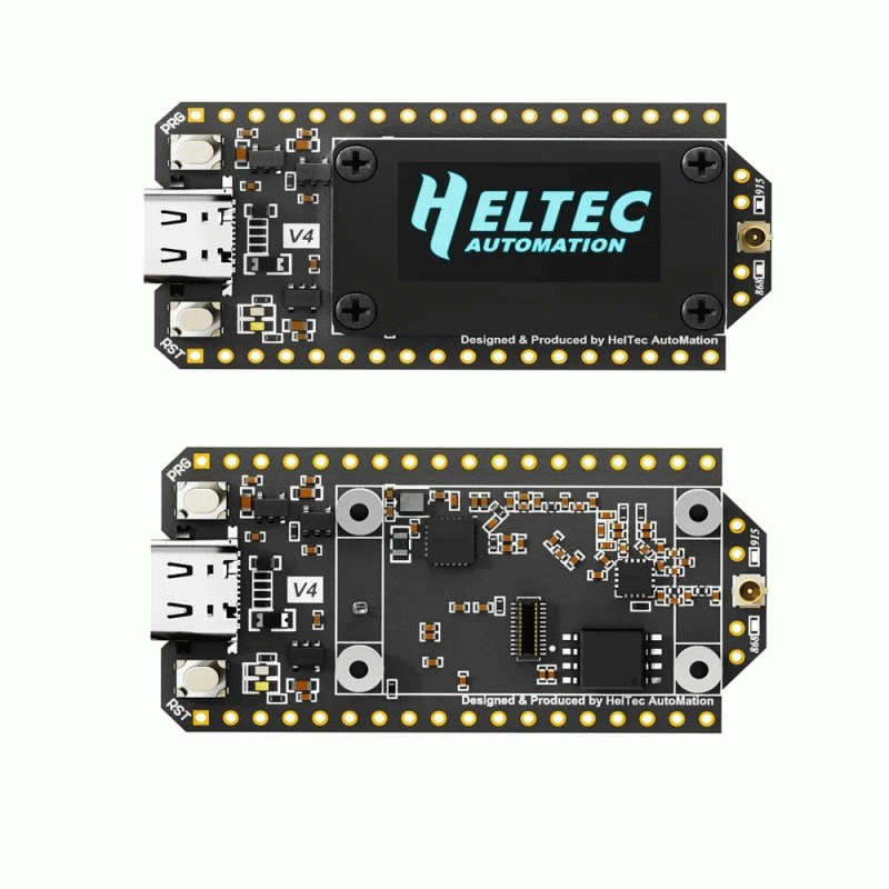 With GPS - Heltec LoRa 32 V4 Meshtastic GPS ESP32 SX1262 0.96inch OLED Solar Powered Development Boa
