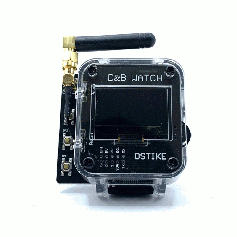 Black - DSTIKE V4 WiFi Deauther Bad USB Watch ESP8266 Atmega32u4 Programmable Development Board Atta