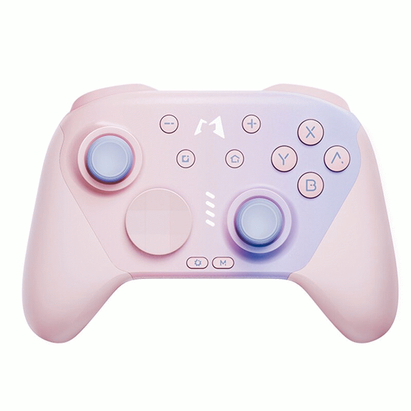 Pink - MOBAPAD Chitu 2 Wireless bluetooth Switch2 Controller with TMR Zero Friction Joysticks HD Rum