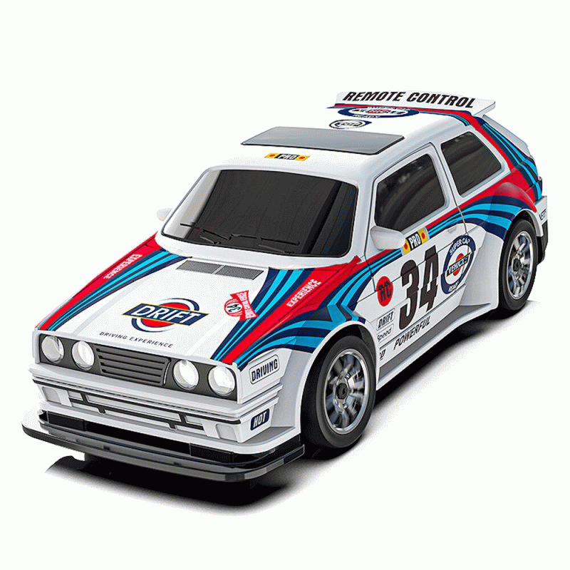 One Battery - KFPLAN KF34 1/43 2.4G Mini Fully Proportional 4WD Drift RC Car Vehicle Models RTR