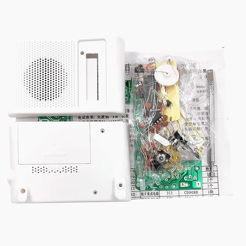 DIY Kit - CF210SP Portable DIY Radio Kit FM AM Adjustable Volume Control Electronic Receiver Kit for