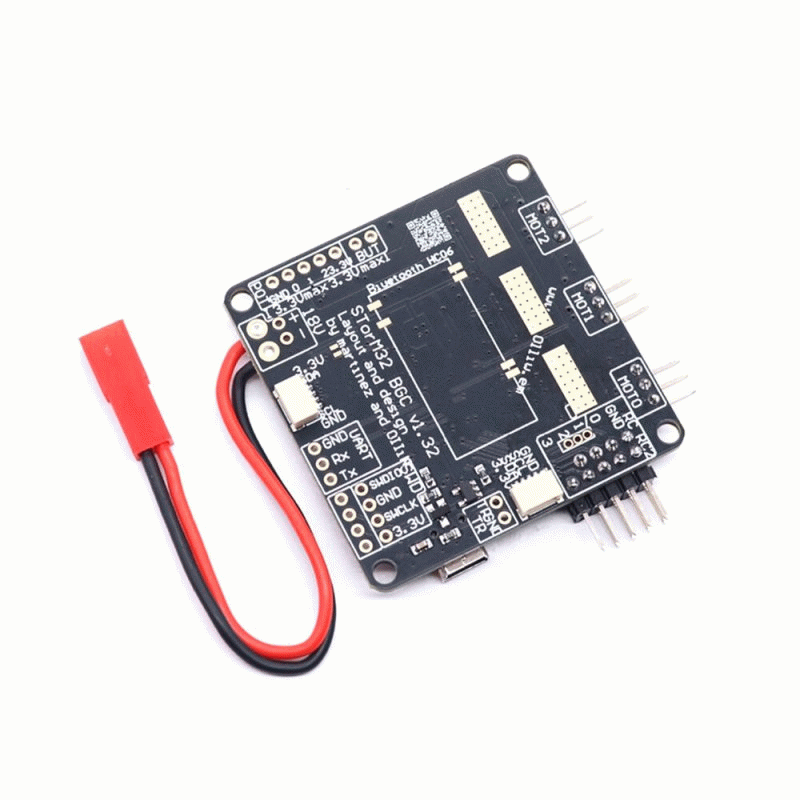 Black - B-CUBE Storm32 BGC 32-Bit 3-Axis DRV8313 Driver 9-18V For RC Gimbal FPV Drone