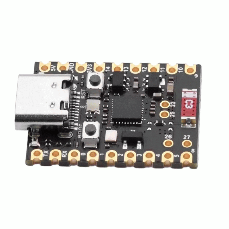 Black - ESP32-H2 SuperMini Development Board Bluetooth IoT Module Microcontroller Programming Learni