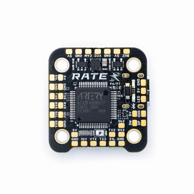 Stack - RATE F4V4 F435 V4 40A Mini Stack F435 Flight Controller ICM42688 & 3-6S 32bit ESC for RC FPV