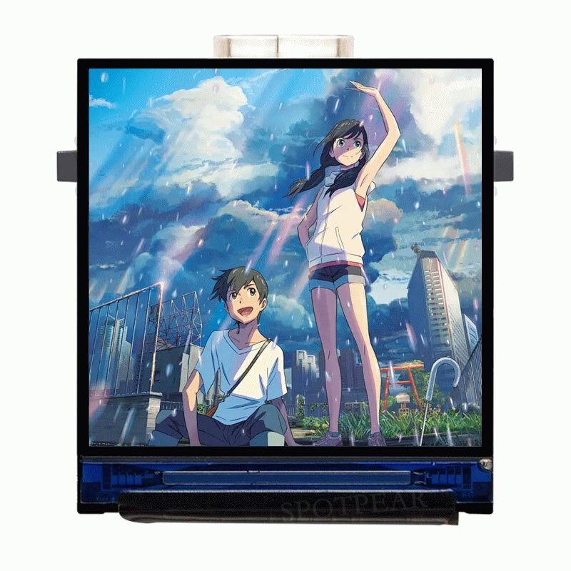 Pin Header Soldered - ESP32-C6 LCD Development Board 1.3 Inch IPS Screen 240x240 Display 262K Color