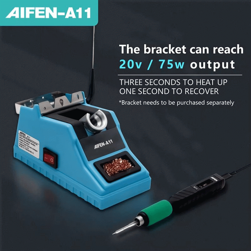 #B - AIFEN A11 USB Portable Soldering Station 100-450C Adjustable Temperature Type-C Interface Compa
