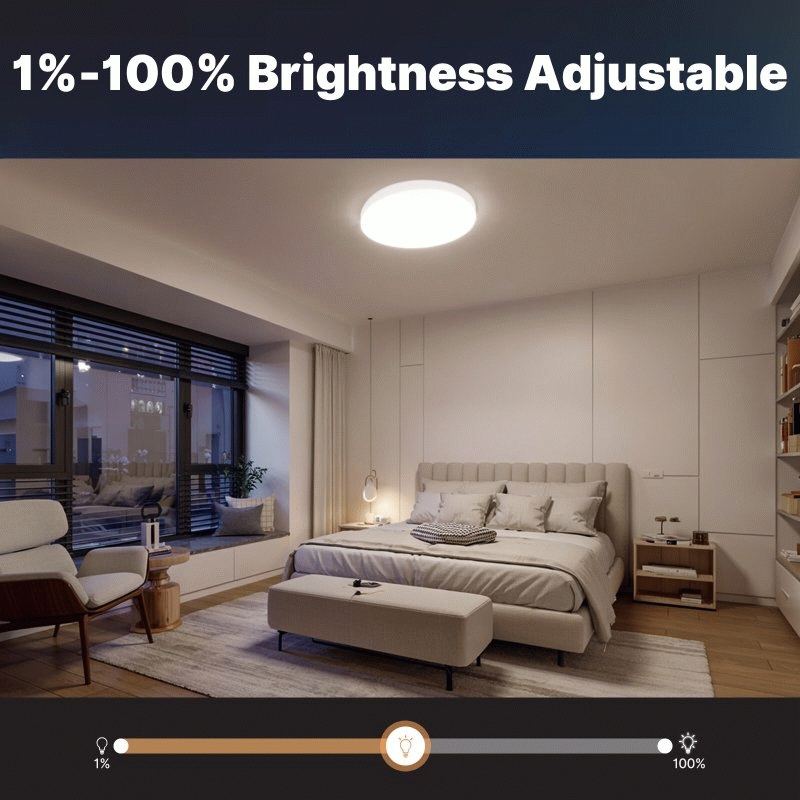ZigBee - MOES ZL5235TD Zigbe Smart Ceiling Light 23W 2500LM RGBCW 1800-6500K Tuya App Remote Control