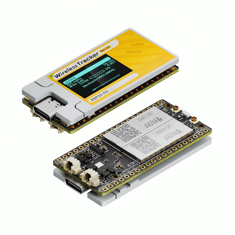 With Spring Antenna - Heltec Wireless Tracker V2 LoRa GNSS IoT Device ESP32-S3FN8 SX1262 UC6580 863-