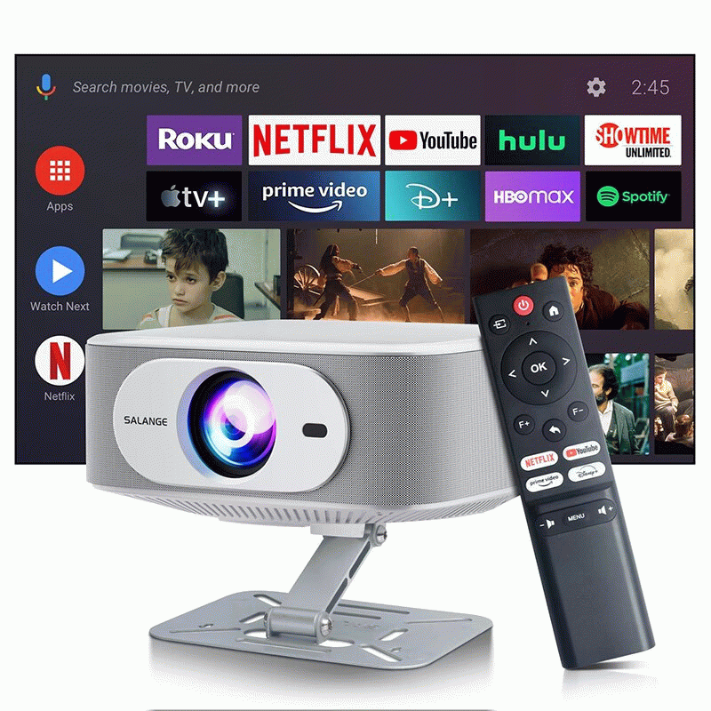 US Plug - [Netflix Officially] Salange P92MAX Smart Projector Android 13 Licensed 12000 Lumens 1080P