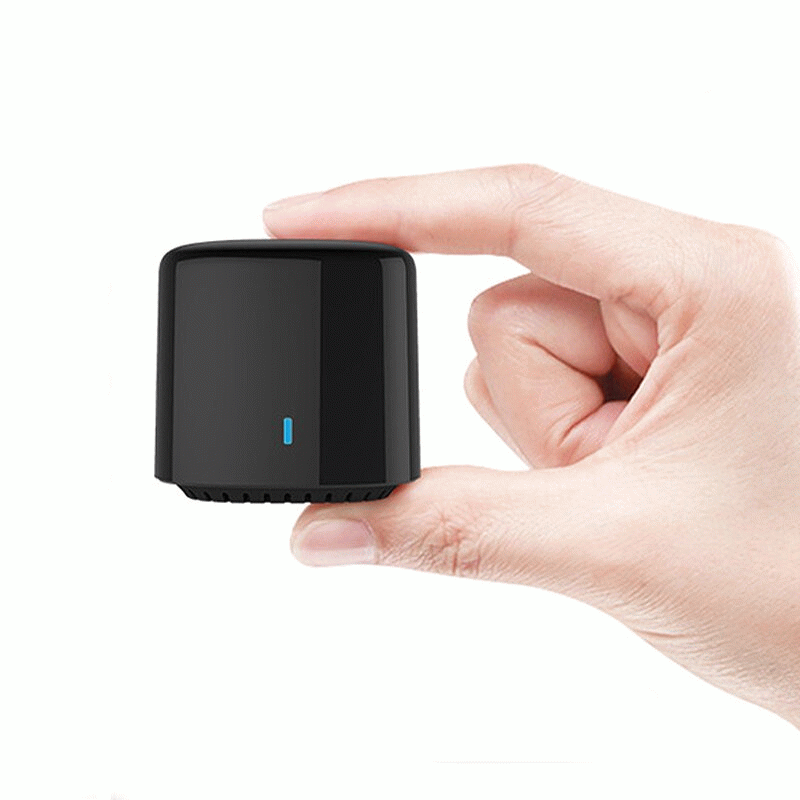 Black - BroadLink BestCon RM4C Mini Wi-Fi Smart Universal IR Remote Voice Control with Alexa Google
