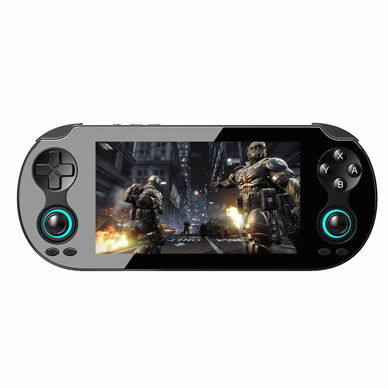 Black - [No Card] ANBERNIC RGVITA Android 12 Handheld Game Console 5.46 Inch IPS T618 Octa Core Hall