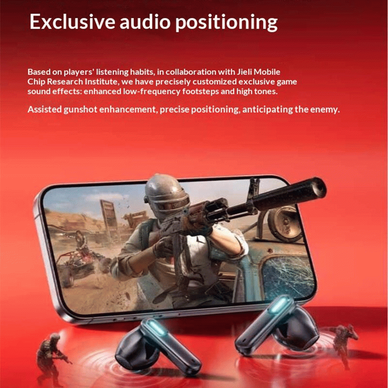 White - Lenovo EA189 TWS Earbuds Wireless bluetooth Earphone 12mm Unit 45ms Low Delay Semi-in-ear Sp