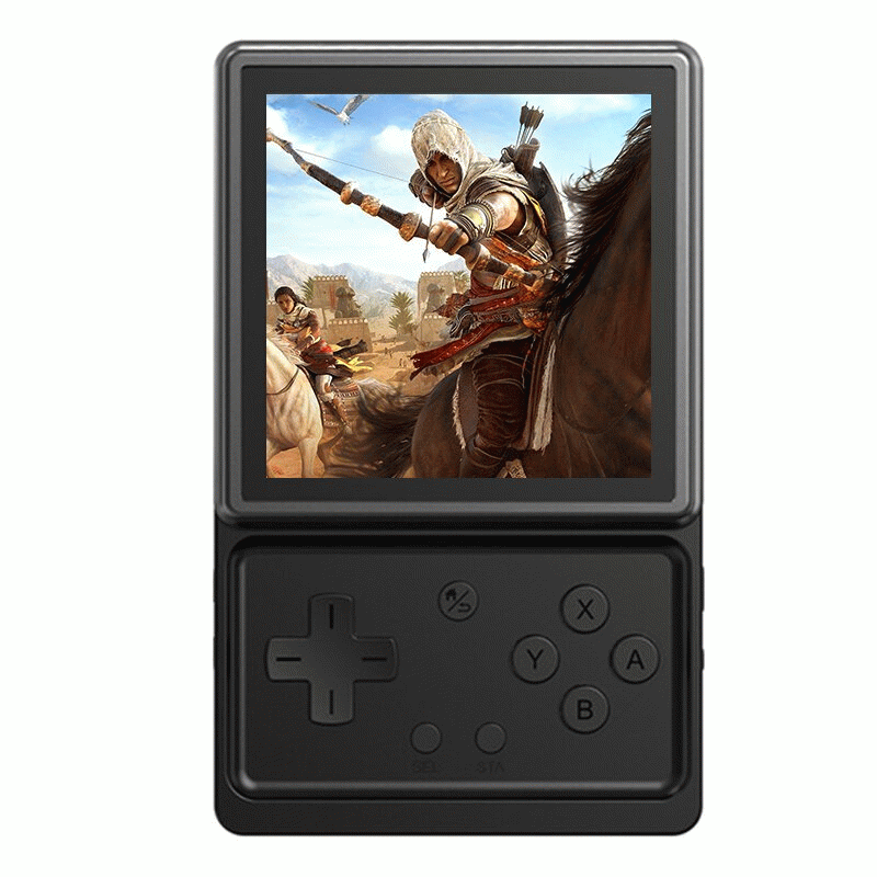 Silver - [128G] ANBERNIC RG Rotate 4000+ Games Handheld Game Console 3.5-inch Touchscreen T618 Octa