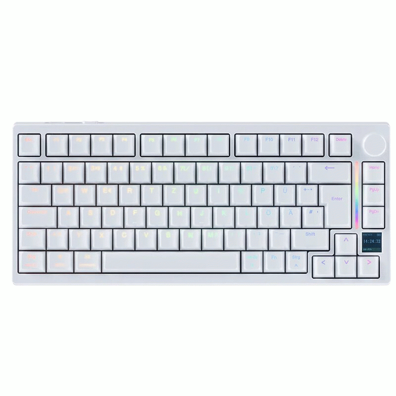 Phoenix/Silent - GAMAKAY TK75 TMR Magnetic Switch Mechanical Keyboard 81-Keys Tri-mode Hot-swappable
