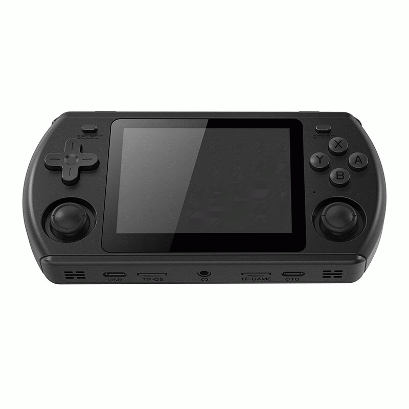 White - [No Card] P36S Retro 3.5-inch IPS Screen Handheld Game Console Quad Core Open Source Linux 3