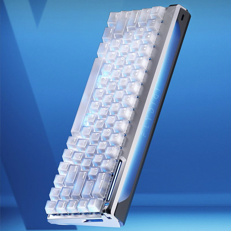EVA - Flydigi FS68 Hall Effect Keyboard 68 Keys Magnetic Switch 8K Polling Rate 0.01mm Precision ARG