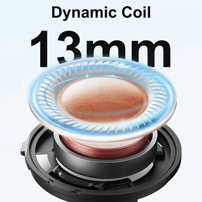 White - T13 AI Translation bluetooth 5.4 Earphone with Touch Screen Function 13mm Dynamic Coil Low L