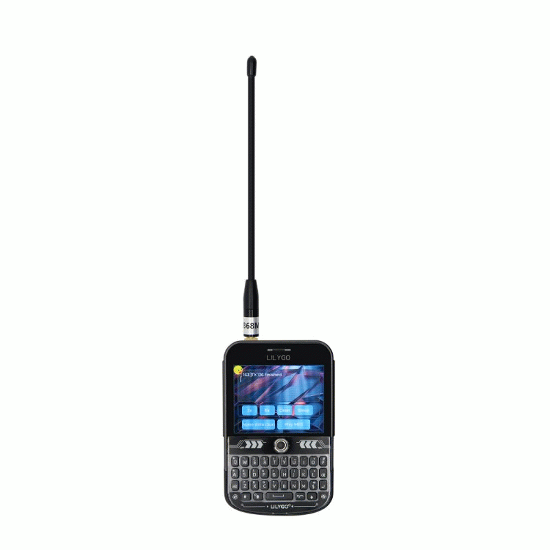 LILYGO T-Deck Plus Black Keyboard 915MHz External Antenna ESP32-S3 GPS LoRaWAN+LCD Wireless Module