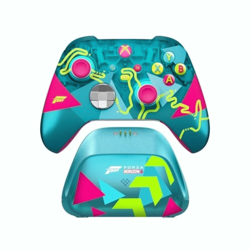 Green - [Forza Horizon6 Limited Edition] 8BitDo Charging Dock for Xbox Wireless Controllers 1100mAh