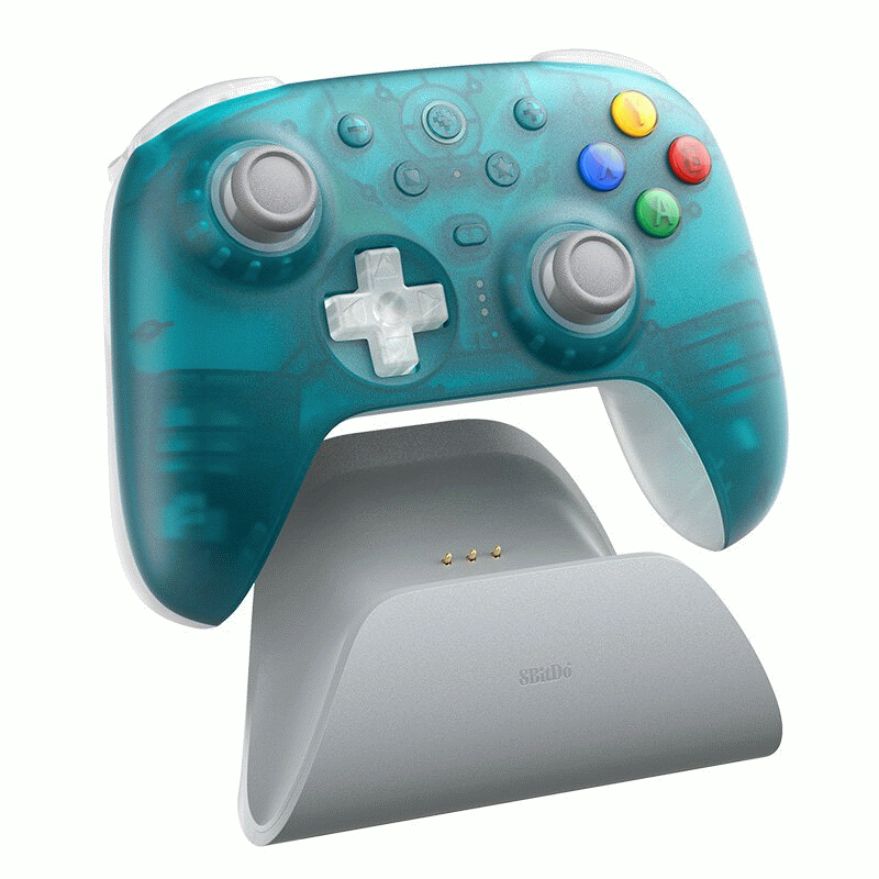 Blue - [N64 30th Collection] 8BitDo Ultimate 2 Wireless Controller with TMR Joystick and Hall Trigge