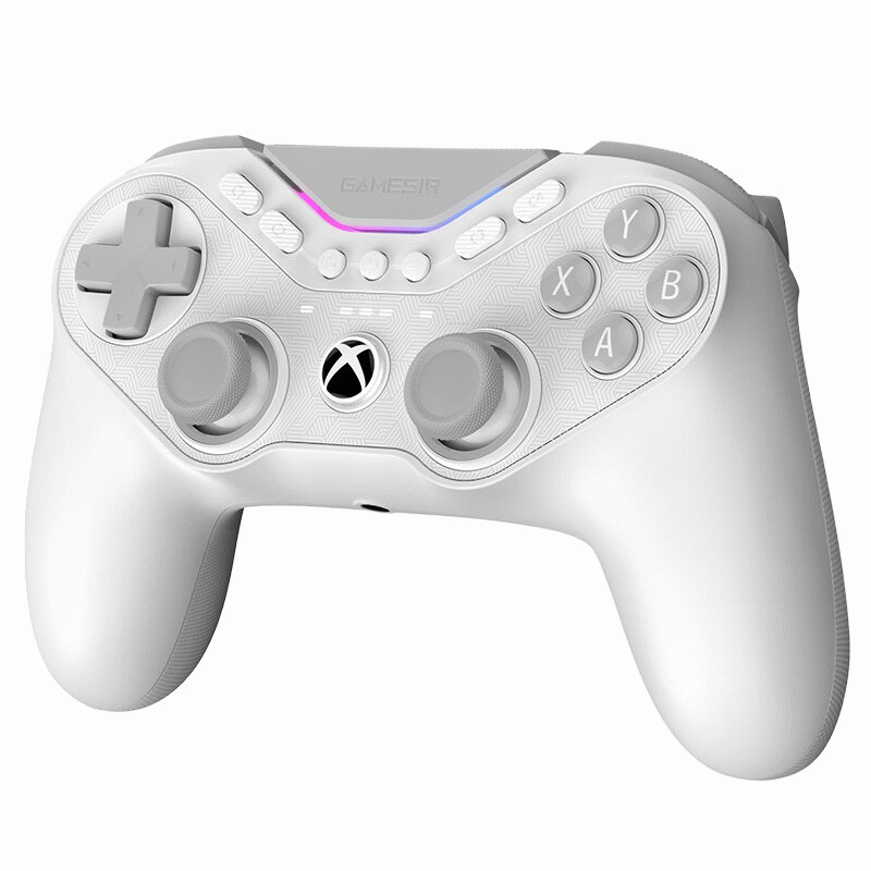 White - [Xbox Certified] GameSir T3 Pro Wired Gaming Controller For Xbox with TMR Sticks and Hall Ef