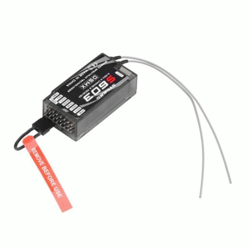 2.4G 6CH S603 RC Receiver Supported JR Spektrum DSM-X DSM2 Transmitter