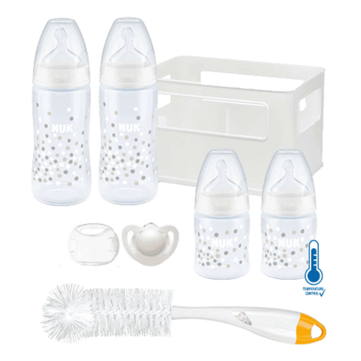 NUK First Choice + TC  4 Bottle Starter Pack