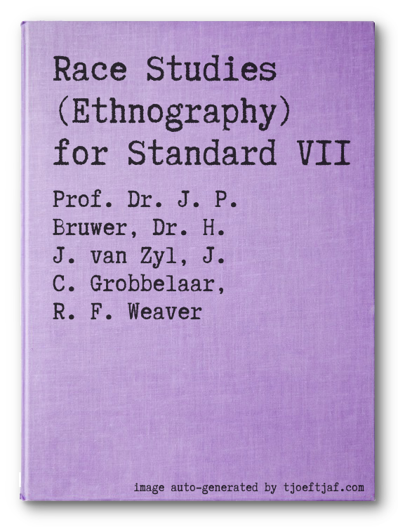 Race Studies (Ethnography) for Standard VII