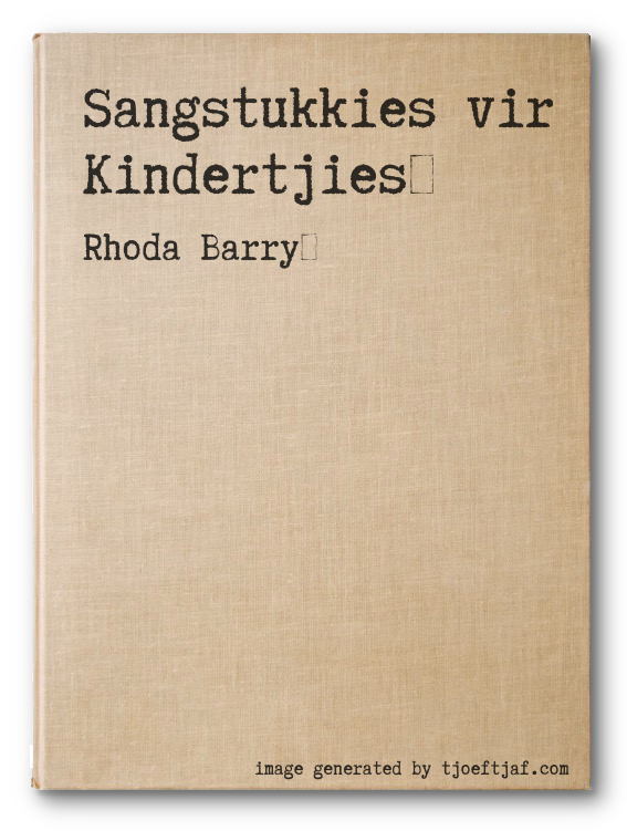 Sangstukkies vir Kindertjies