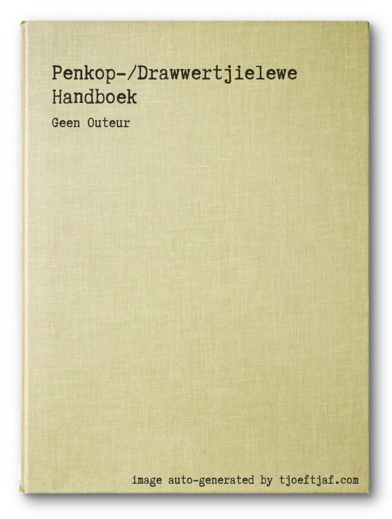 Penkop-/Drawwertjielewe Handboek
