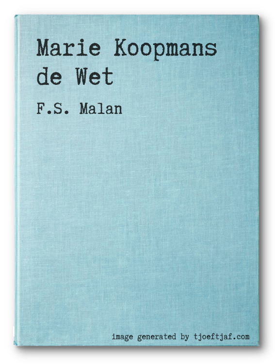 Marie Koopmans de Wet
