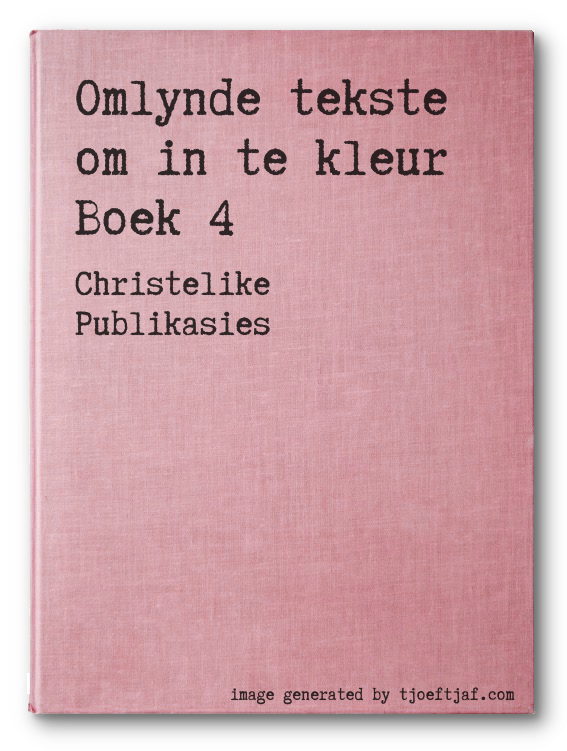 Omlynde tekste om in te kleur Boek 4