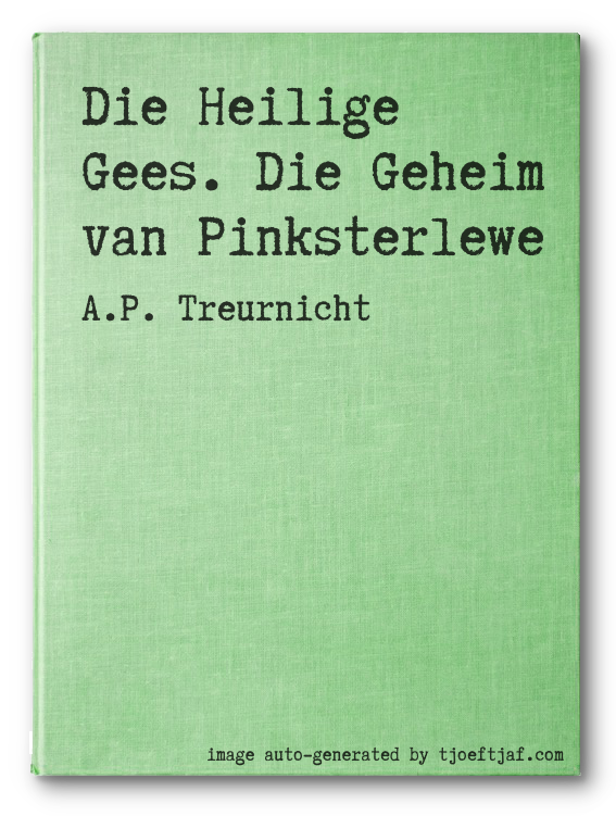 Die Heilige Gees. Die Geheim van Pinksterlewe